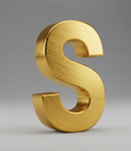 Electroplated Stainless Steel Metal Letter