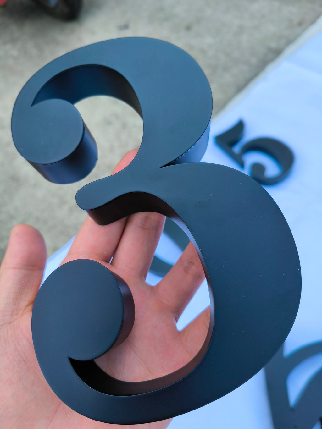 Stainless Steel Powder Coated Metal Letter