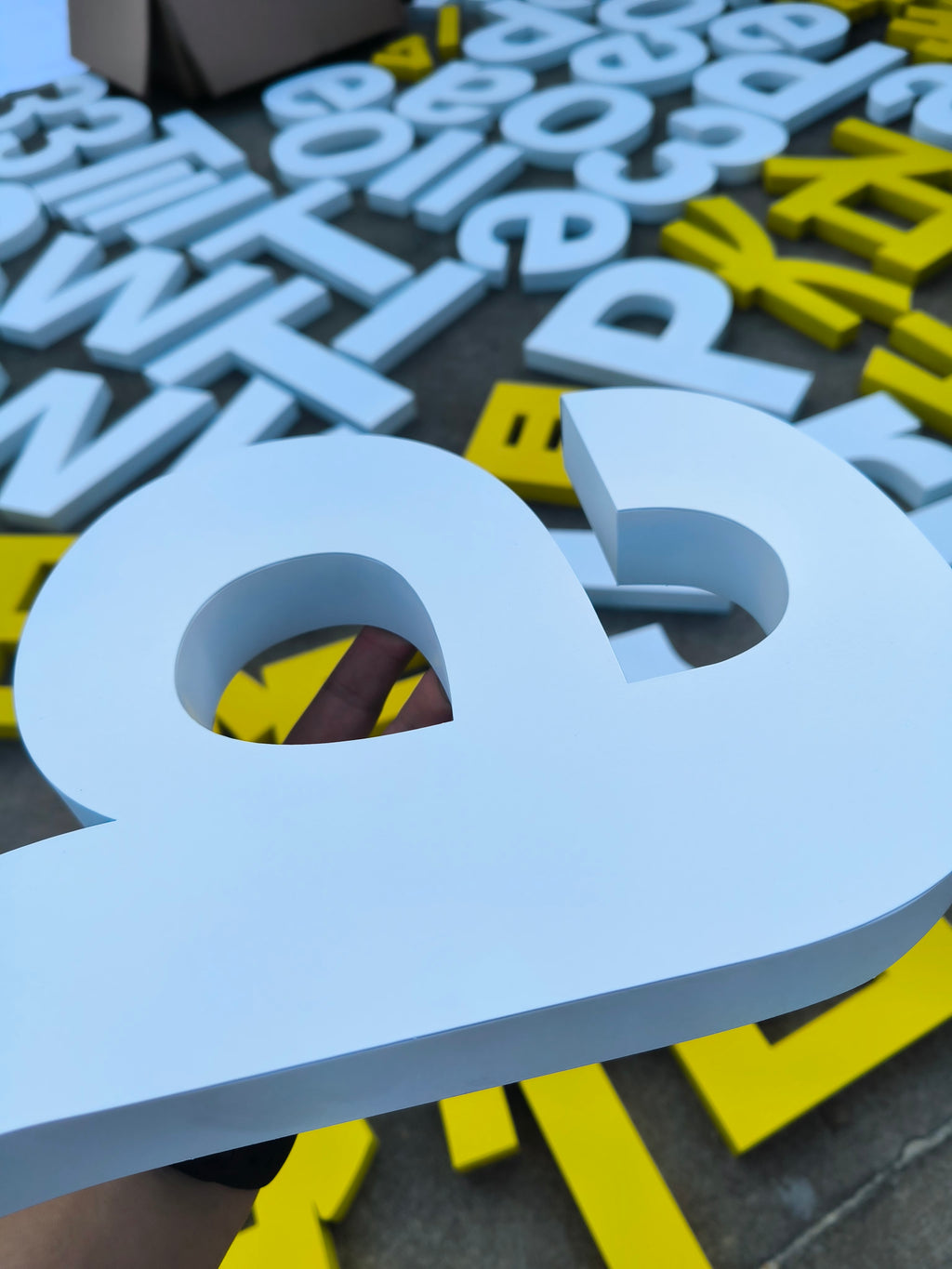 Stainless Steel Powder Coated Metal Letter
